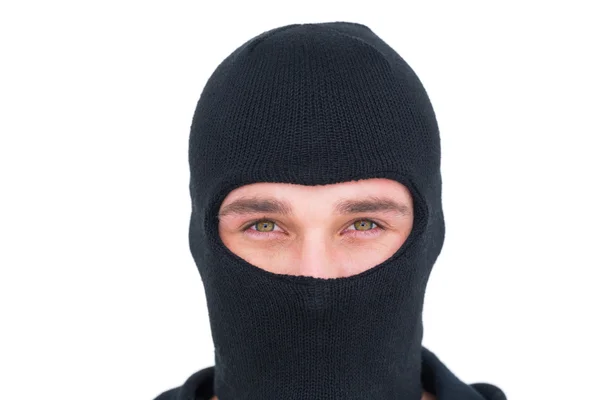 Portrait of man in balaclava looking at camera — Stock Photo, Image