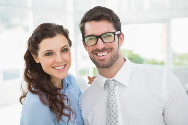 Business partner smiling together — Stock Photo, Image