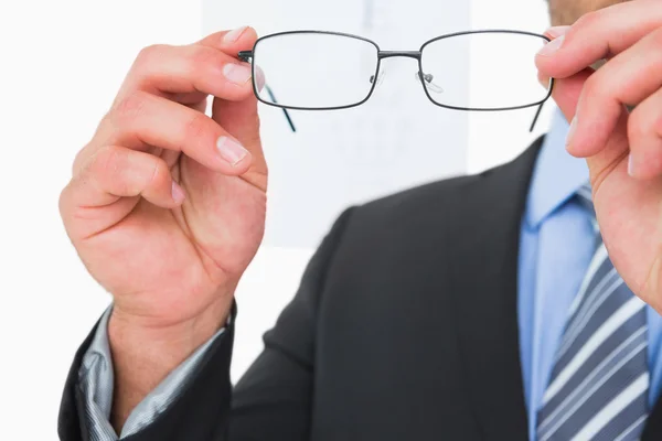 Uomo d'affari con occhiali da vista — Foto Stock