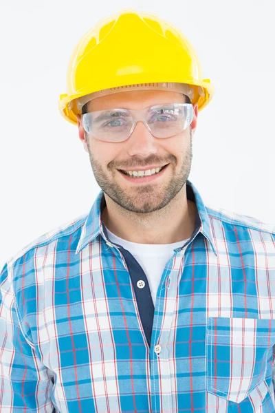 Reparador usando óculos de proteção — Fotografia de Stock