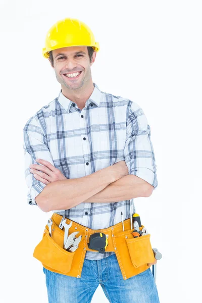 Technician standing arms crossed — Stock Photo, Image