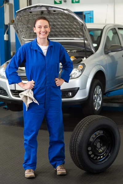 Mechanic smiling at the camera Royalty Free Stock Photos