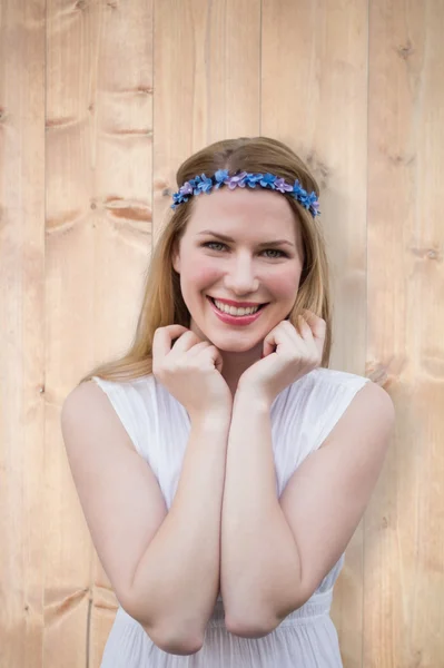 Pretty hipster blonde — Stock Photo, Image