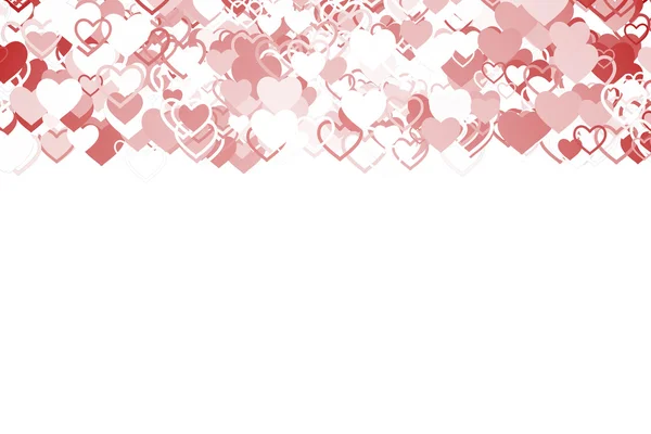 Valentines hearts design background — Stock Photo, Image