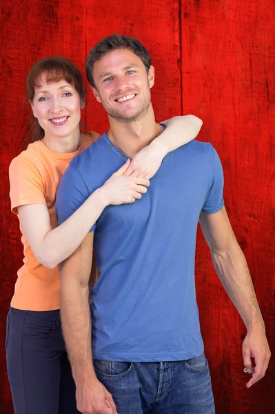 Couple looking at camera — Stock Photo, Image