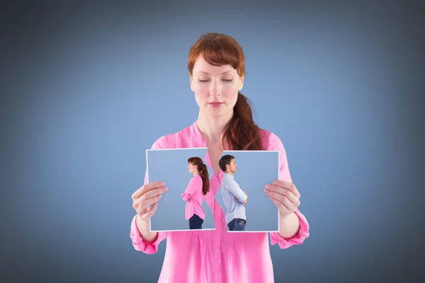 Man and woman facing away — Stock Photo, Image