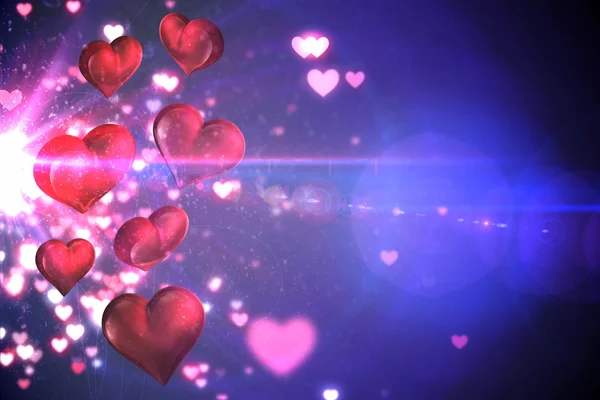 Valentines harten ontwerp — Stockfoto