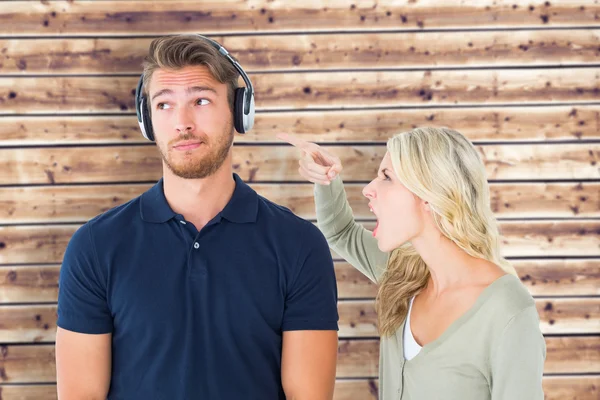 Young couple having an argument — Stock Photo, Image