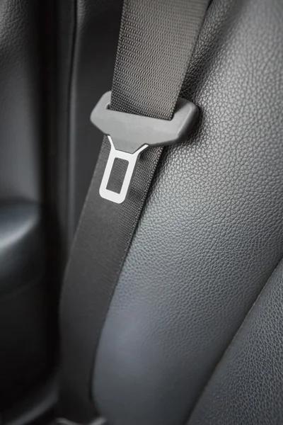 Cinturón de seguridad negro — Foto de Stock