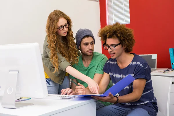 Creative young team in meeting — Stock Photo, Image