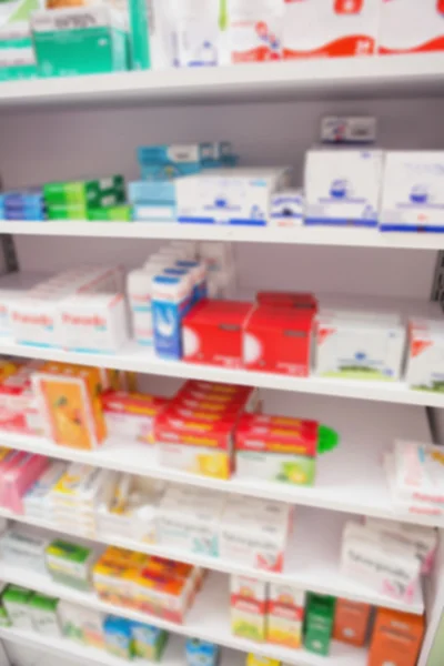 Cierre de estanterías de medicamentos — Foto de Stock
