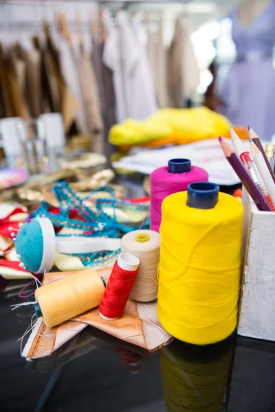 Fashion designers table — Stock Photo, Image