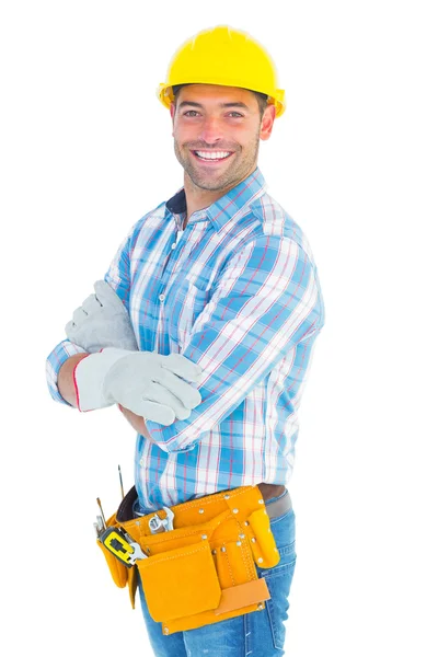 Portrait of confident manual worker — Stock Photo, Image