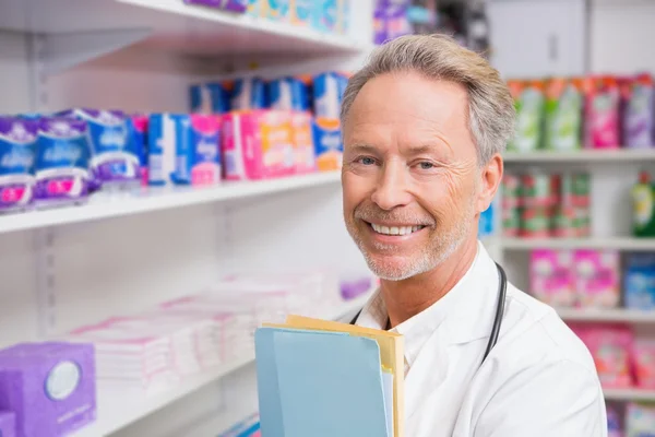 Documentos de posesión del farmacéutico principal — Foto de Stock