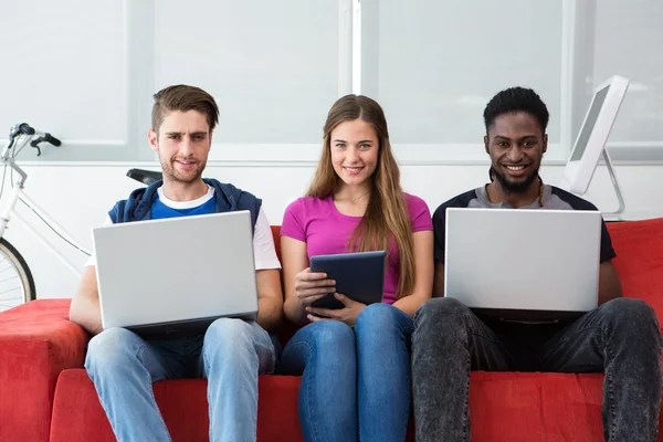 Portrait of creative team — Stock Photo, Image