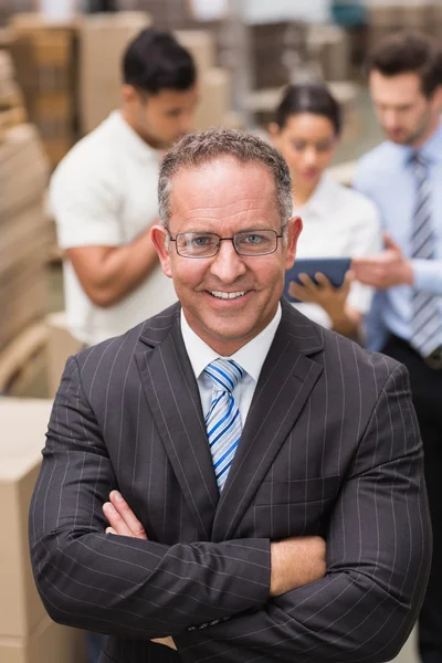 Boss wearing eyeglasses — Stock Photo, Image