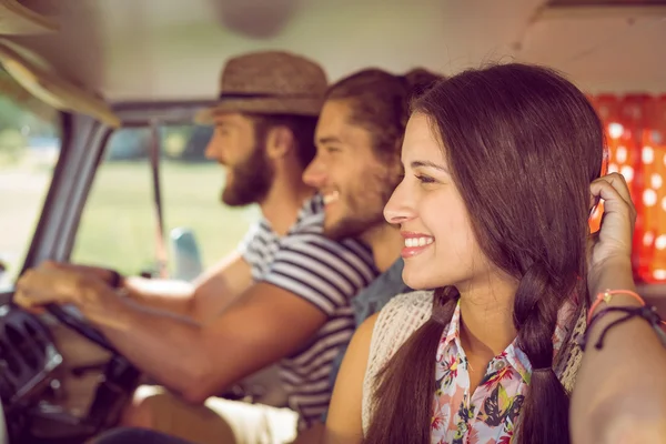 Hipster friends on road trip — Stock Photo, Image