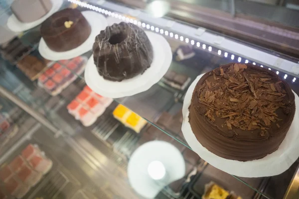 Çikolatalı kek ile ekran duruma — Stok fotoğraf