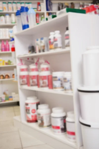 Shelves of drugs in pharmacy — Stock Photo, Image