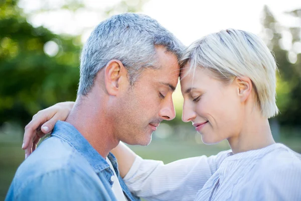 Linda pareja en el parque —  Fotos de Stock