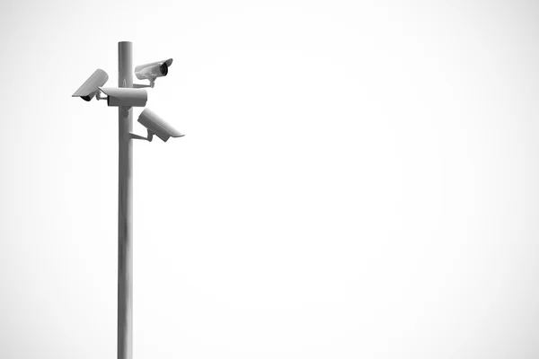 Samengestelde afbeelding van cctv-camera 's — Stockfoto