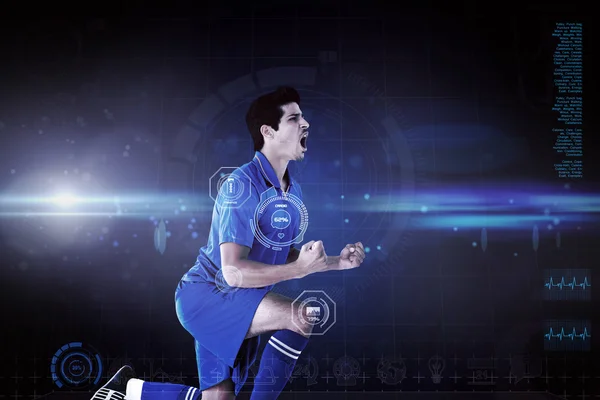 Composite image of football player — Stock Photo, Image