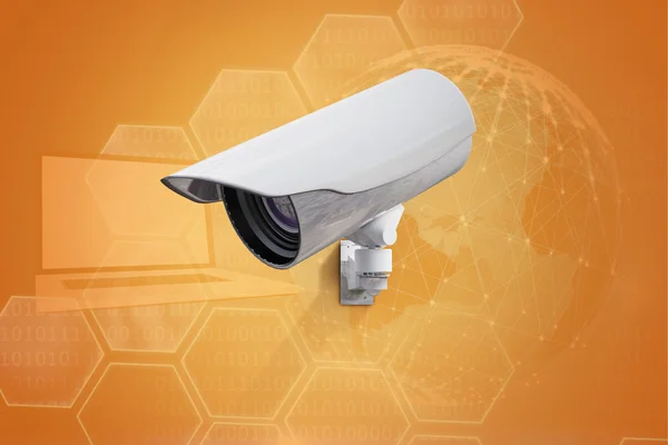 Composite image of cctv camera — Stock Photo, Image