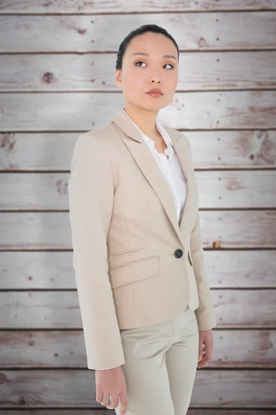 Unsmiling asiatico businesswoman — Foto Stock