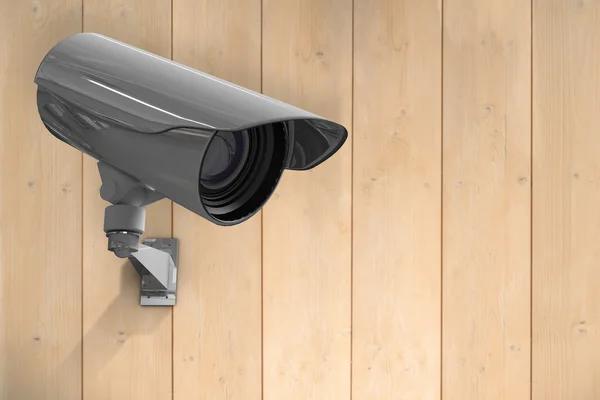 Samengestelde afbeelding van cctv-camera — Stockfoto