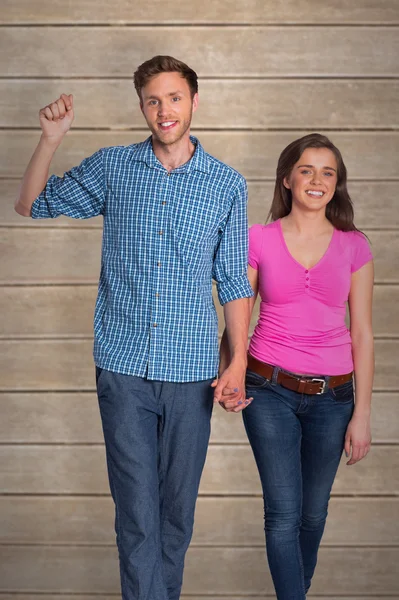 Feliz pareja joven — Foto de Stock