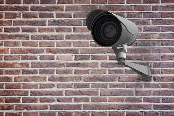 Samengestelde afbeelding van cctv-camera — Stockfoto