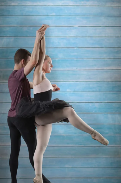 Ballet partners dancing — Stock Photo, Image