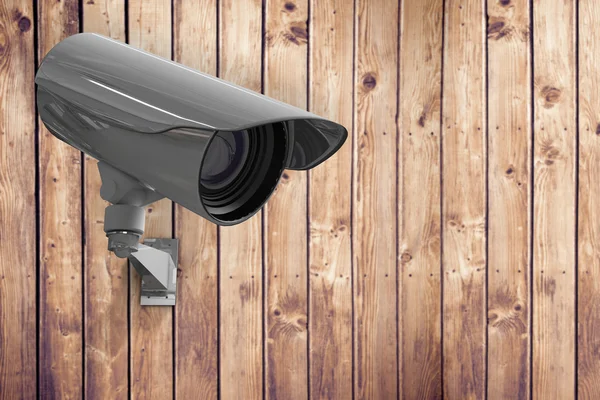 Samengestelde afbeelding van cctv-camera — Stockfoto