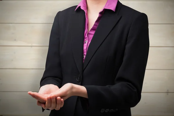 Empresarios tomados de la mano — Foto de Stock