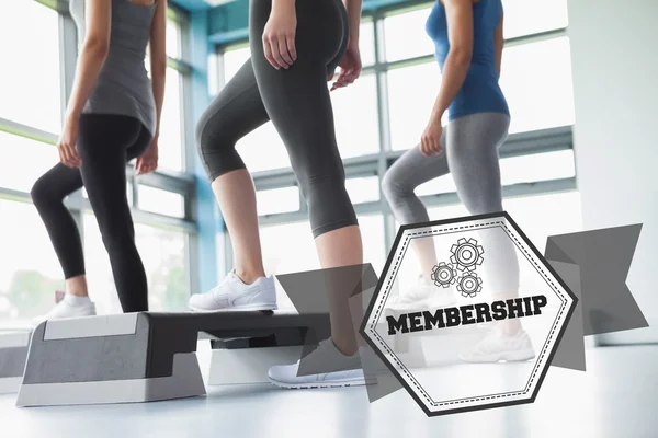 Membership against hexagon — Stock Photo, Image