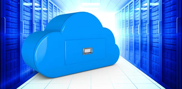 Verbundbild der Cloud Computing-Schublade — Stockfoto