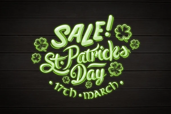 Imagen compuesta de st patricks día venta anuncio — Foto de Stock