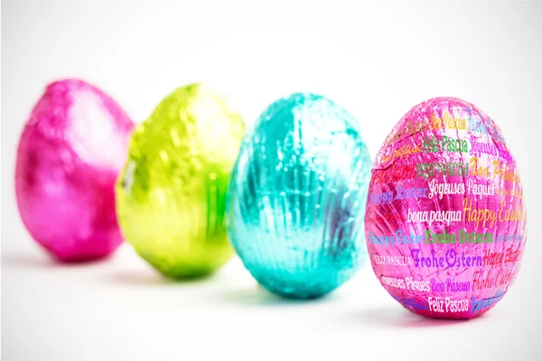 Composite image of happy easter in different languages — Stock Photo, Image