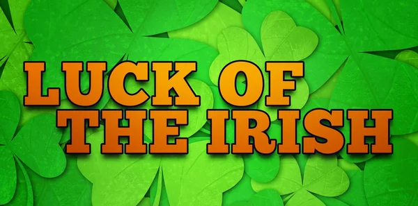 Composite image of luck of the irish — Stock Photo, Image