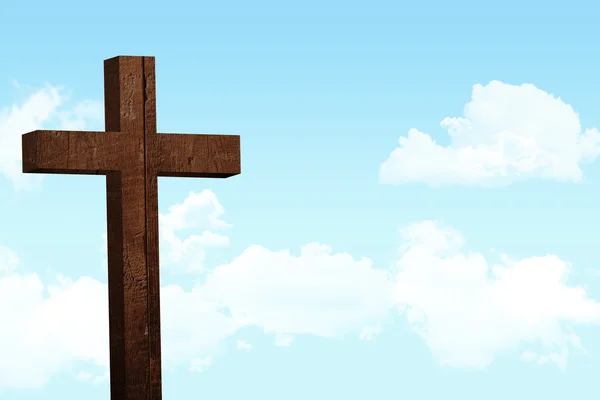Kreuz gegen Himmel — Stockfoto