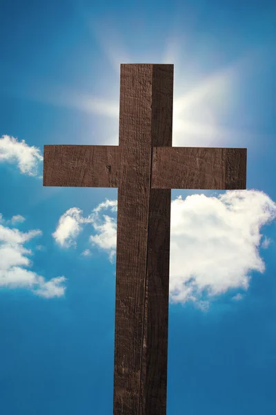 Cross against sky — Stock Photo, Image