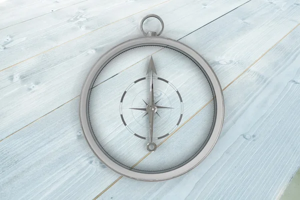 Zusammengesetztes Bild des Kompasses — Stockfoto