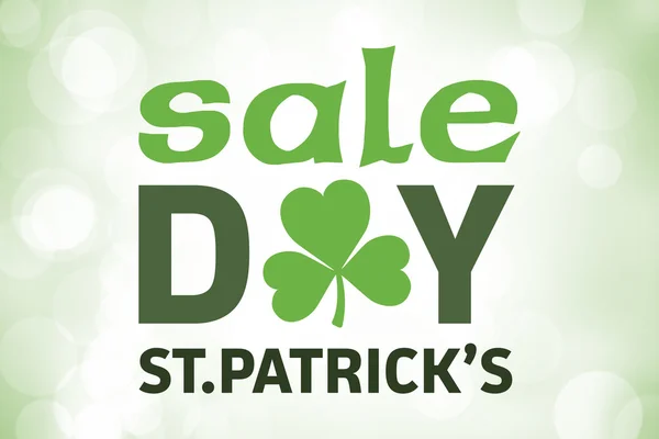 Composite image of st patricks day sale ad — Stock Photo, Image