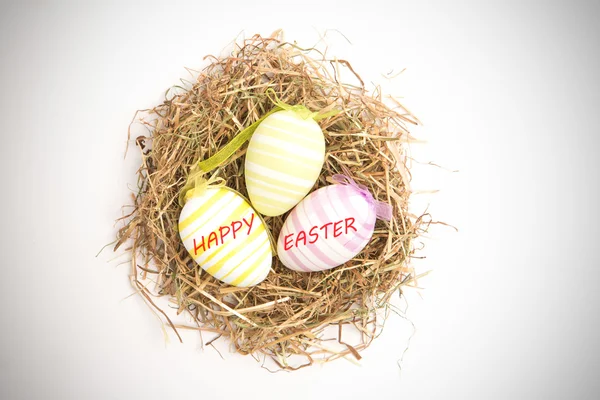 Composite image of happy easter Stock Photo