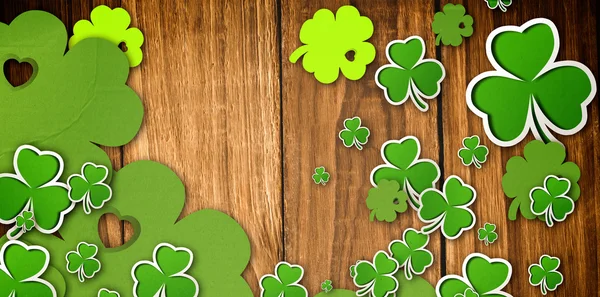 Shamrock-Muster — Stockfoto