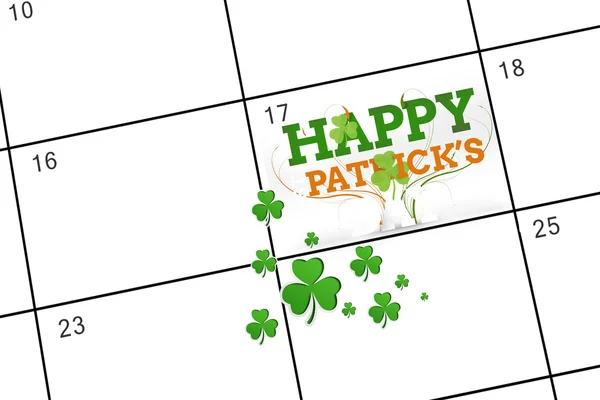 Composite image of patricks day greeting — Stock Photo, Image