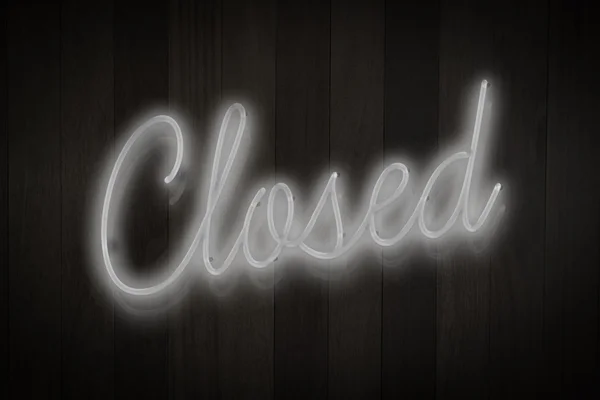 Composite image of closed sign — Stock Photo, Image