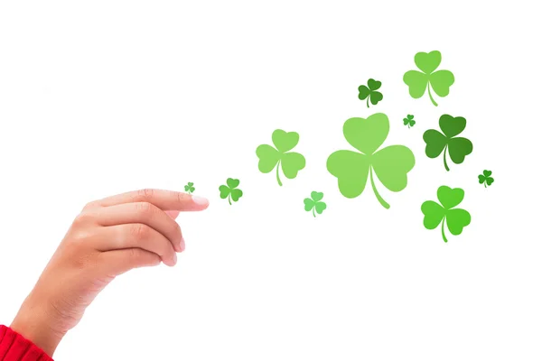 Composite image of shamrock — Stock Photo, Image