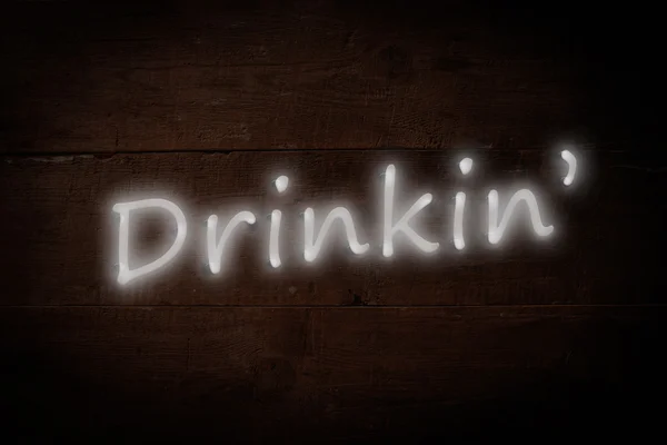 Imagen compuesta del signo drinkin — Foto de Stock