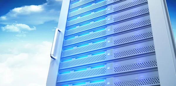 Composite image of server tower — Stock Photo, Image